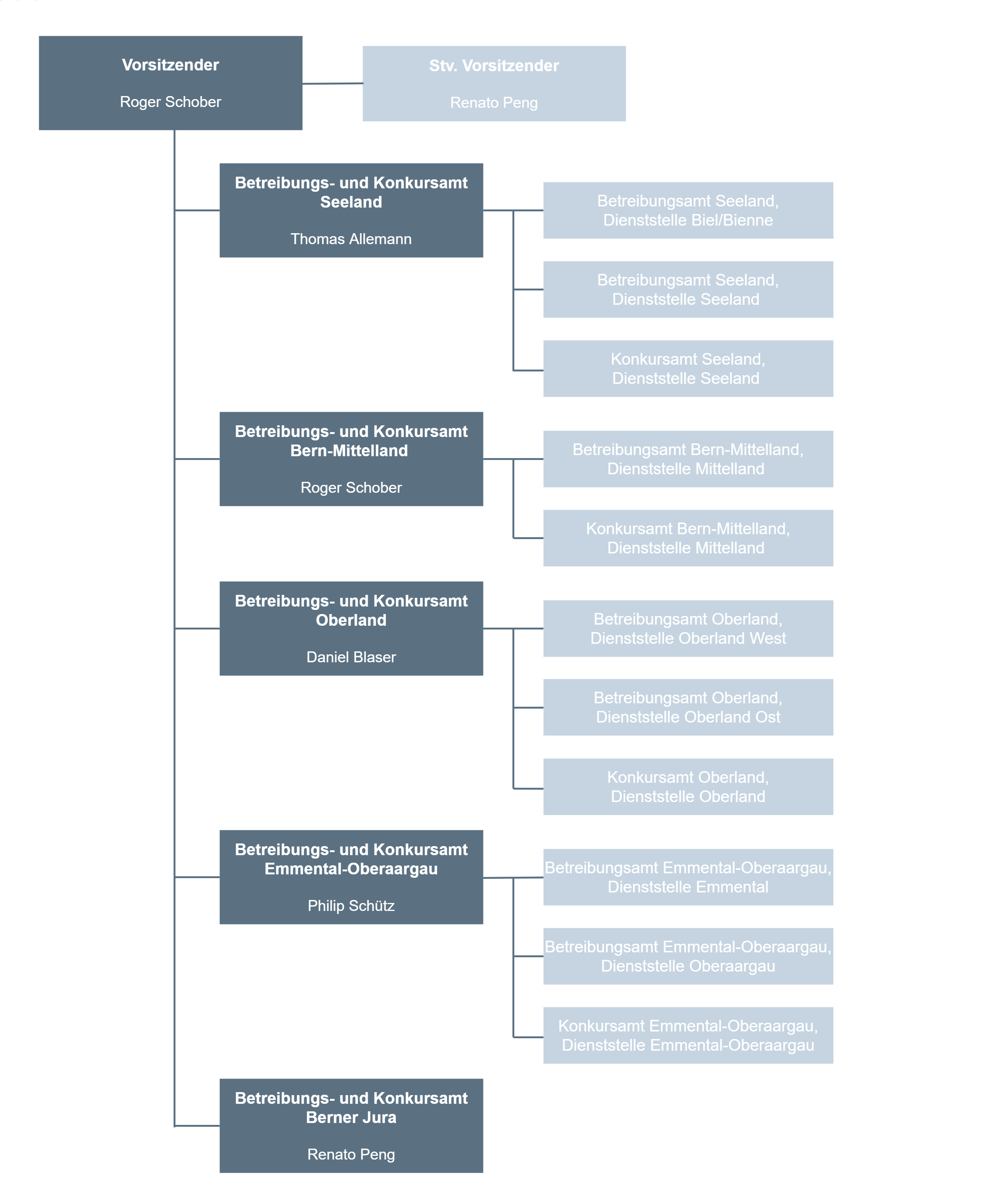 Bild des Organigramms